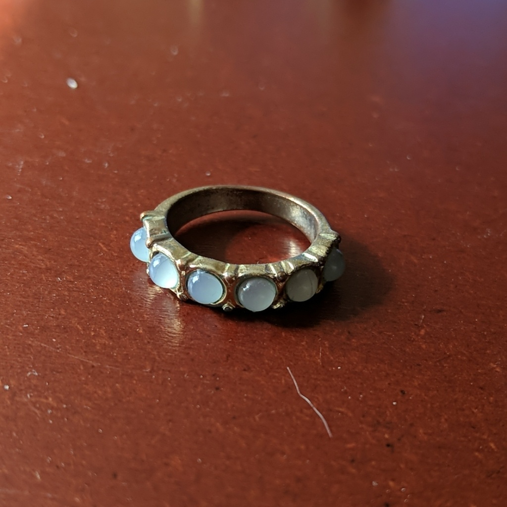 Mint Stone Ring 8$